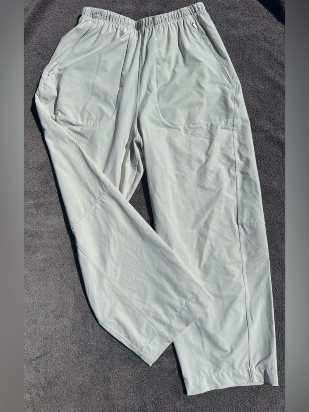NWOT lululemon athletica taupe wide leg track pant